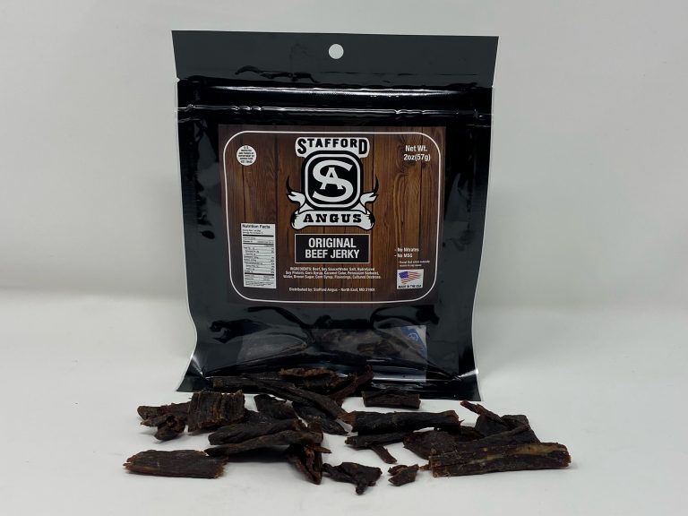 Original Beef Jerky Shipped Black Angus Beef Maryland, Delaware, and Pennsylvania