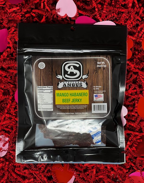 Mango Habenero Beef Jerky Shipped Black Angus Beef Maryland