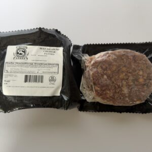 Jalapeno Cheddar Burger Patties (3 per pound)